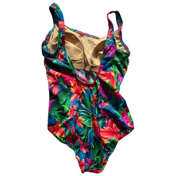 Vintage Lands End Womens Regular One-Piece Swimsuit Size 14 NWT - Picture 3 of 15